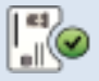 Symbol bei erfolgreich eingelesener Karte. Status: Karte gelesen