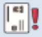 Symbol bei im Quartal noch nicht eingelesener Karte. Status: Karte im Quartal noch nicht eingelesen