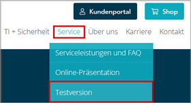 Auf der Seite Testversion laden Sie die aktuelle Version von EPIKUR herunter. Testversion von EPIKUR herunterladen