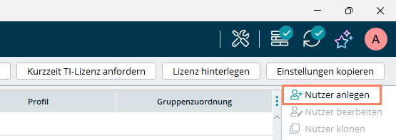 Benutzer anlegen
