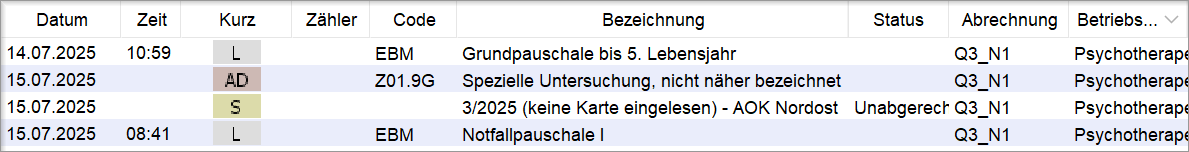 Erfassung der Bereitschaftsdienstpauschale mit Stundenzahl