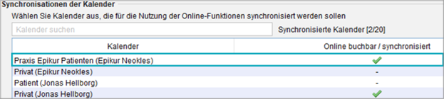 Kalender online freigeben und synchronisieren