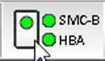 Die TI-Ampel zeigt den Status von Konnektor, SMC-B und Heilberufsausweis. Status von Konnektor, SMC-B und Heilberufsausweis in der TI-Ampel