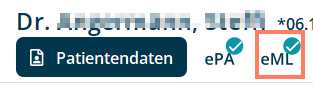Ab Version 26.3.0.0 zeigt EPIKUR die eML in einer filterbaren Ansicht. Ansicht der elektronischen Medikationsliste